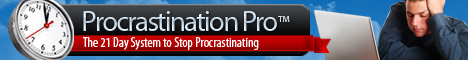 procrastination-pro-468x60 Overcoming procrastination in 21 days