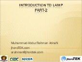 Introduction To Lamp P2