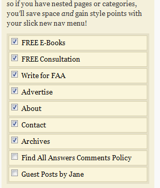 change page order in thesis navigation bar
