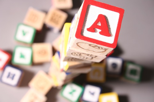 list building wooden toy model