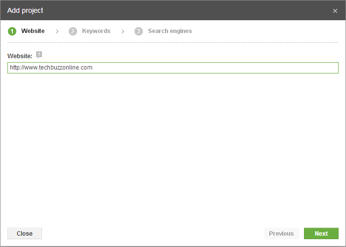 WebMeUp Create a New Project