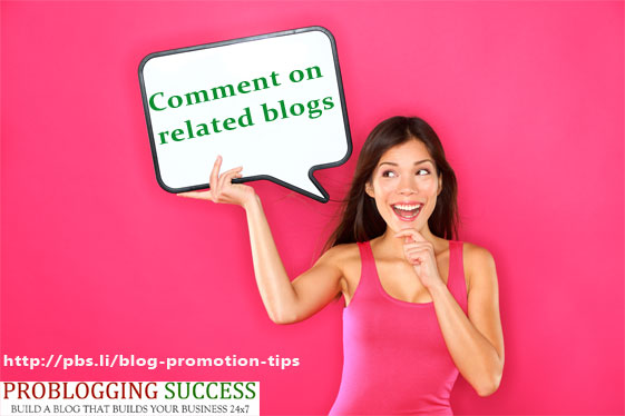 Comment on related blogs