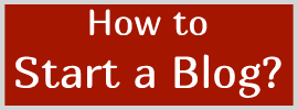 how to start a blog